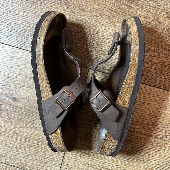 Birkenstock Gizeh Snadals in Mocha Brown Size 36/5-5.5 - Picture 3 of 9
